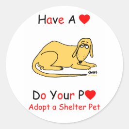 Anta ett inkapslat djur runt klistermärke