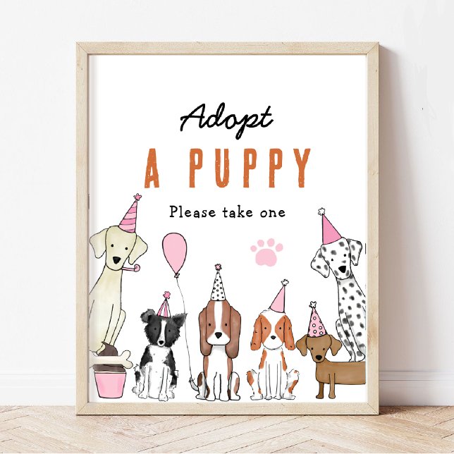 Anta ett marionettstecken för Pawty Hund Bord Poster (Skapare uppladdad)