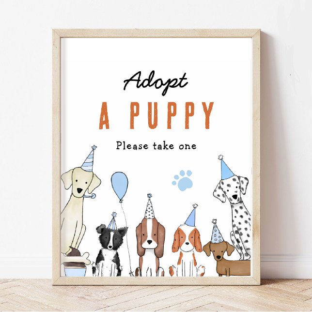 Anta ett marionettstecken för Pawty Hund Bord Poster (Skapare uppladdad)