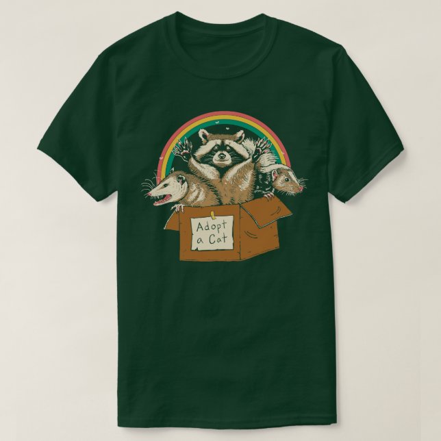 Anta förbjudna katter t shirt (Design framsida)