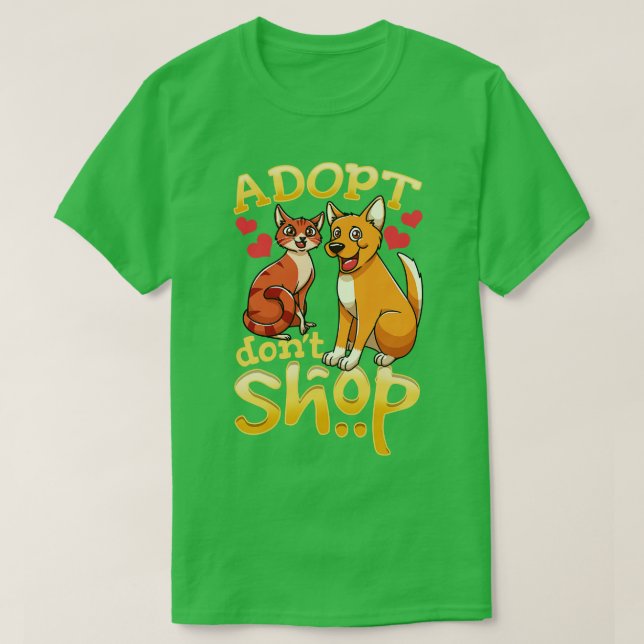 Anta Hund adoptionskod T Shirt (Design framsida)