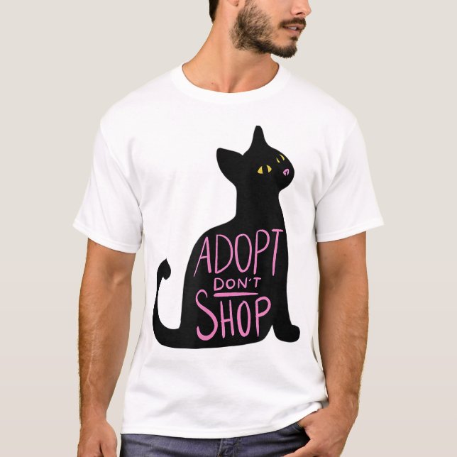 Anta inte butik Katze T Shirt (Framsida)