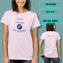 Anta inte min Gender T Shirt