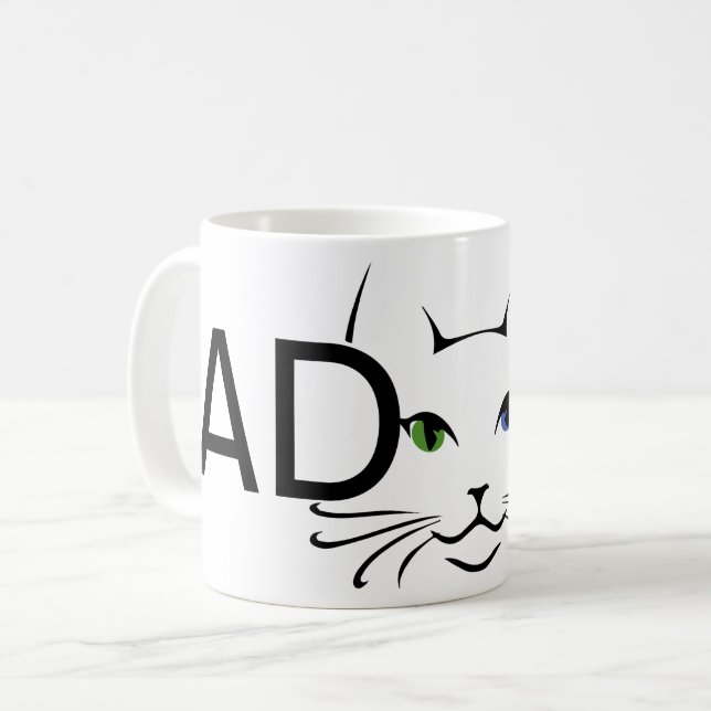 Anta katt kaffemugg (Framsida vänster)
