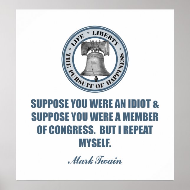 Anta - Mark Twain Poster (Framsidan)