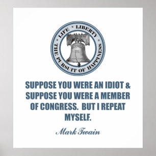 Anta - markera Twain Poster