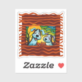 "Anta mig". Anpassningsbar-Klipp vinyletikett Klistermärken