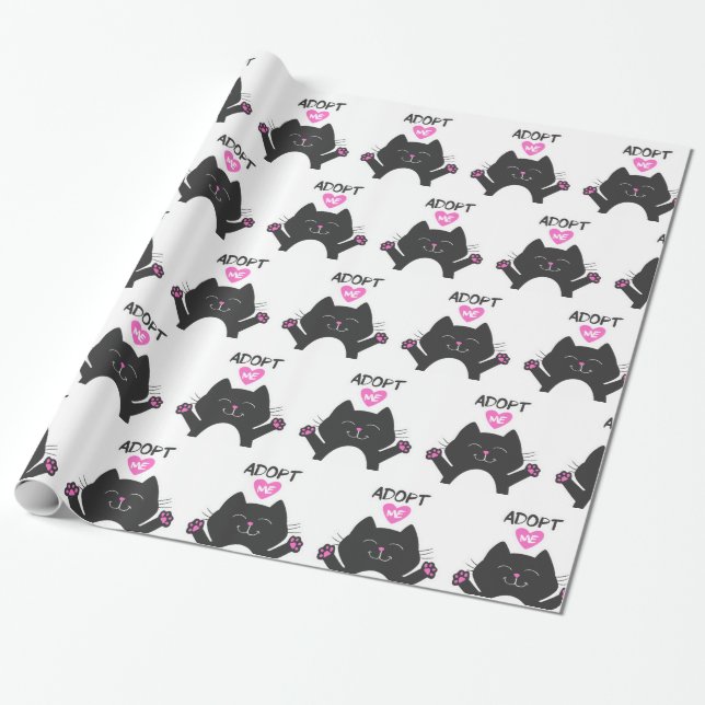 Anta mig - Välj bakgrund färg Presentpapper (Utrullad)