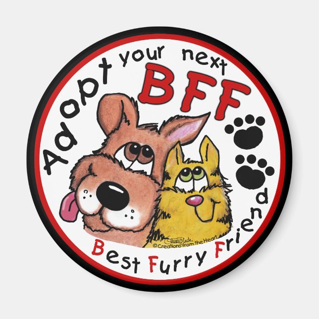 Anta nästa BFF Magnet (Framsidan)