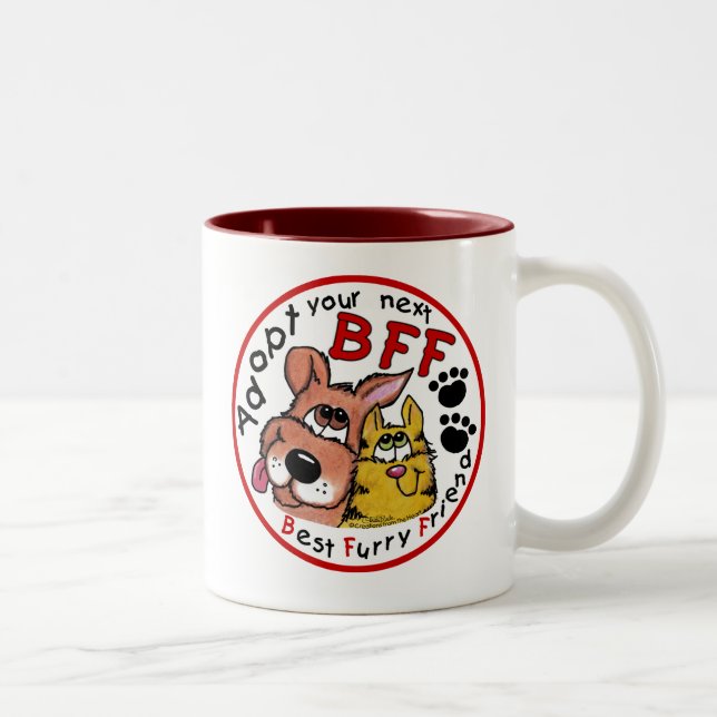 Anta nästa BFF Två-Tonad Mugg (Höger)