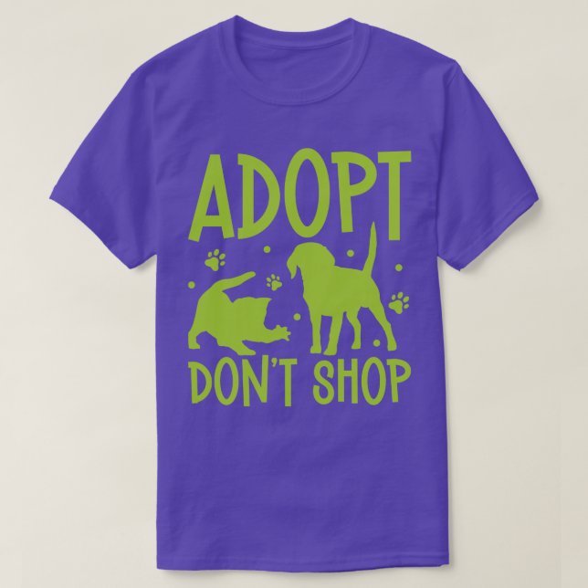 Anta och inte handla Djurskydd T Shirt (Design framsida)