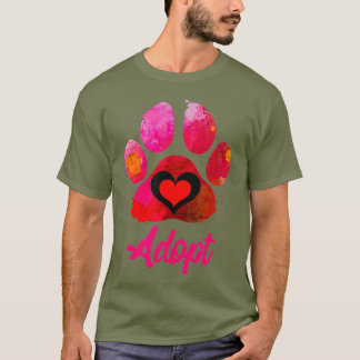 Anta Räddingen för djurfoder - vattenfärgsbild fö T Shirt