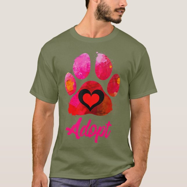 Anta Räddingen  för djurfoder - vattenfärgsbild fö T Shirt (Framsida)