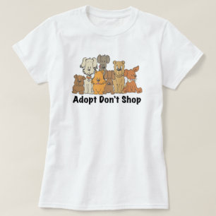 Anta Shop inte Hund Rädding T-Shirt