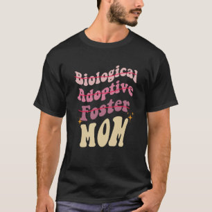 Antagande av den biologiska adoptionen Mamma Cute T Shirt