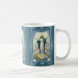 Antagande av den välsignade jungfruliga Mary Kaffemugg