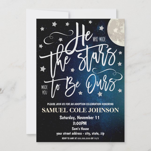 Antagande av inbjudan till Firande (Framsida)