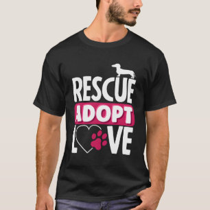 Antagande av Kärlek-sällskapsdjur i Rädda djuren T Shirt