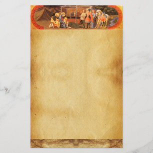 ANTAGANDE AV MAGI CHRISTMAS PARCHMENT BREVPAPPER