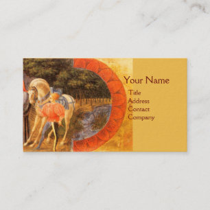ANTAGANDE AV MAGI NATIVITY PARCHMENT VISITKORT