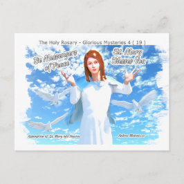 Antagande av St. Mary i himlen Helg Vykort