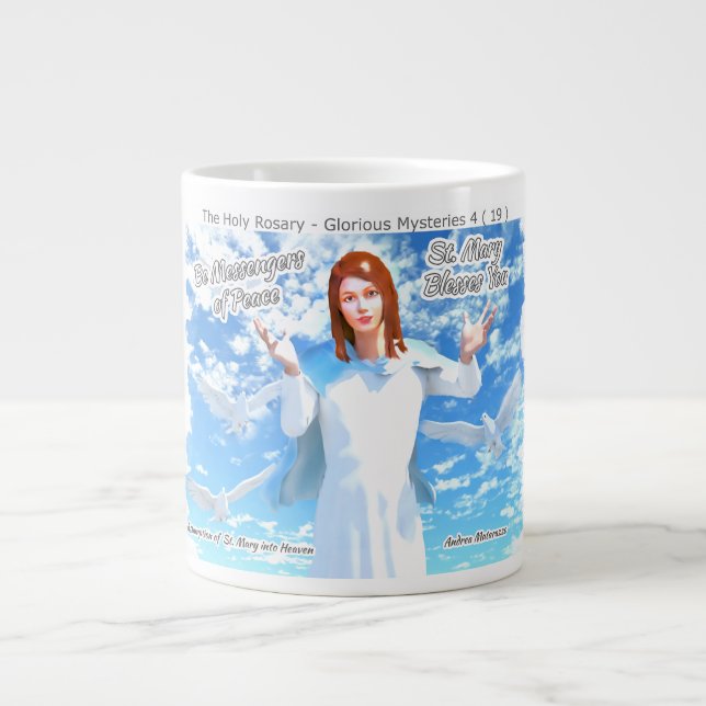 Antagande av St. Mary i himlen Jumbo Mugg (Framsidan)