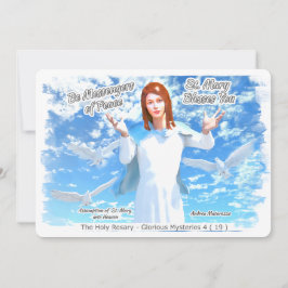 Antagande av St. Mary i himmel 2 Julkort