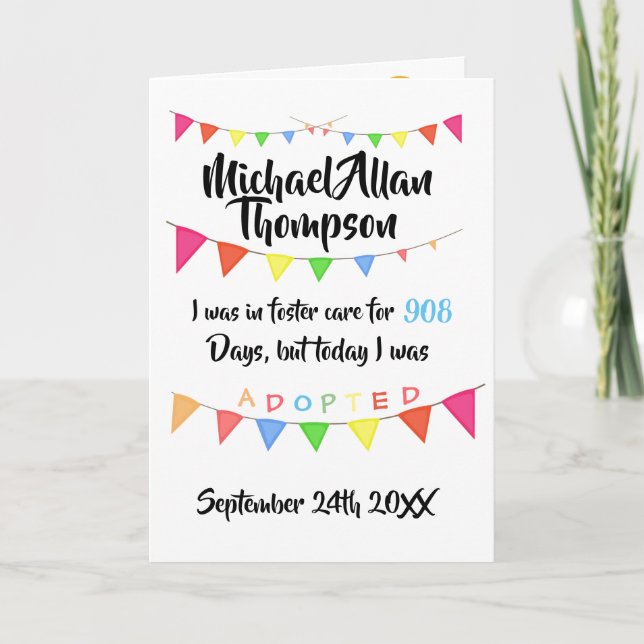 Antagande från ett meddelande om fostervård - Part (Framsida)