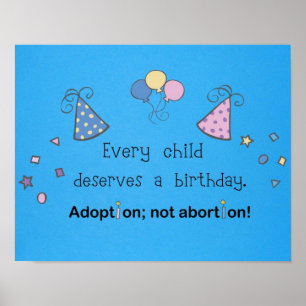 Antagande, inte abort! poster