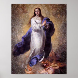 Antagandet av den välsignade jungfrun Mary Poster