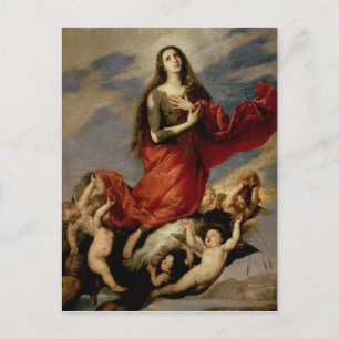 Antagandet av Mary Magdalene, 1636 Vykort