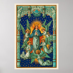 Antagandet av Mary Poster
