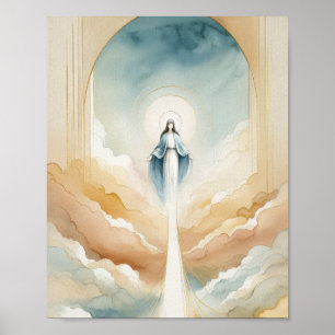 Antagandet av Mary Poster