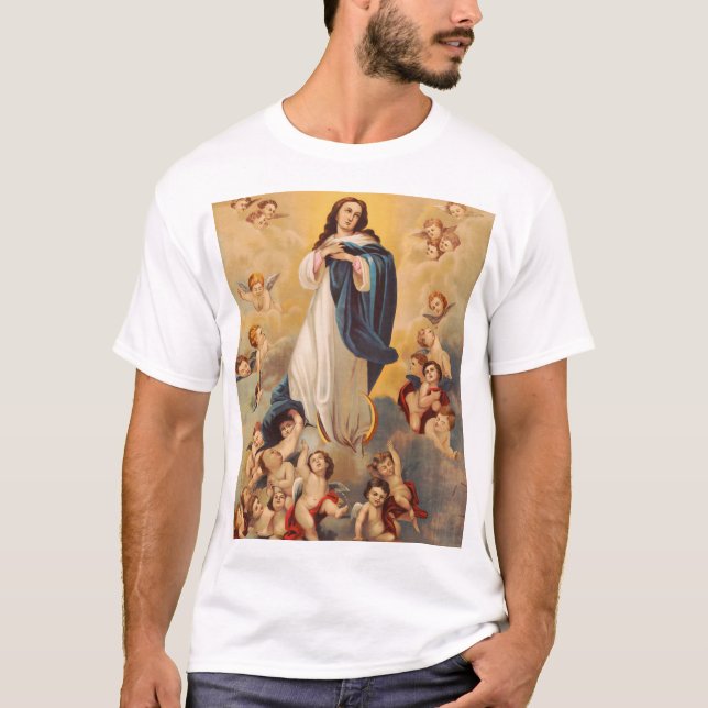 Antagandet av Virgin Mary T Shirt (Framsida)