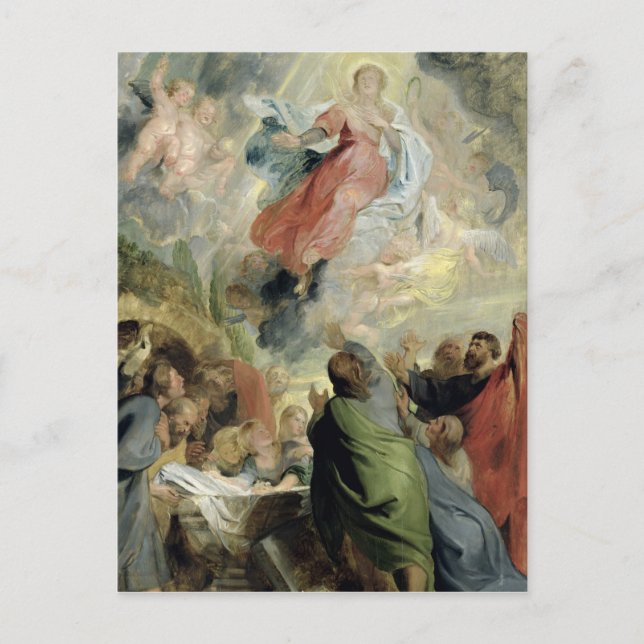 Antagandet av Virgin Mary Vykort (Framsida)