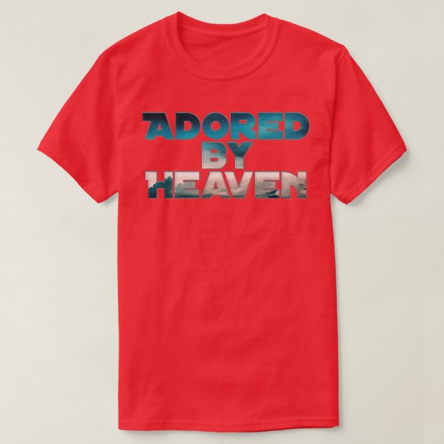 Antagen av himlen t shirt (Design framsida)