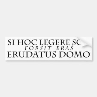 Antagligen Homeschooled Bildekal