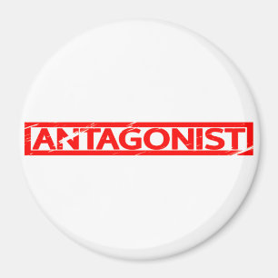 Antagonist Frimärke Magnet