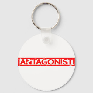 Antagonist Frimärke Nyckelring