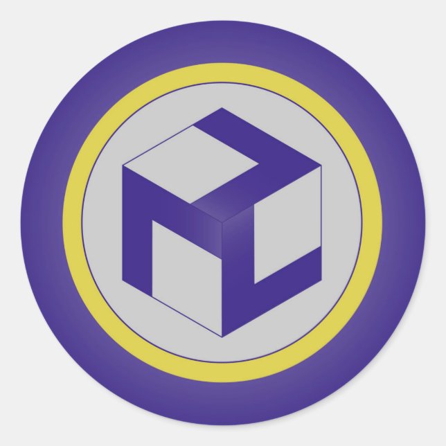 Antahkarana-dekalett Runt Klistermärke (Framsida)