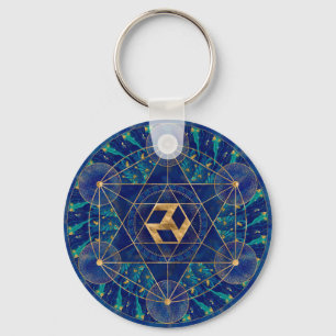 Antahkarana i Helig Geometry Ornament Nyckelring
