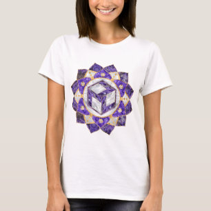 Antahkarana in Lotus Mandala- Amethyst and Pearl T Shirt