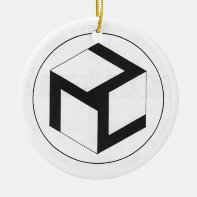 Antahkarana: Kvinnligt Julgransprydnad Keramik (Framsidan)