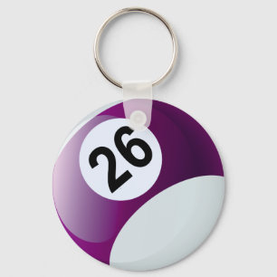 Antal 26 miljarder Boll Nyckelring