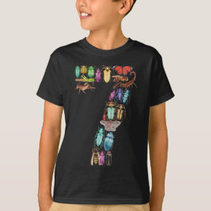 Antal 7 Kryp Insektra Beetles 7 år gamla pojkar T Shirt