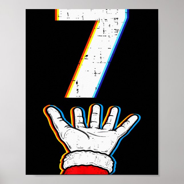 Antal 7 Matchande 67 Meme Jul Pyjamas Män Wo Poster (Framsidan)