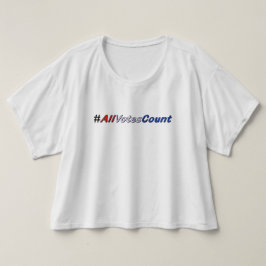 Antal alla omröstningar på sedeltecken t-shirt