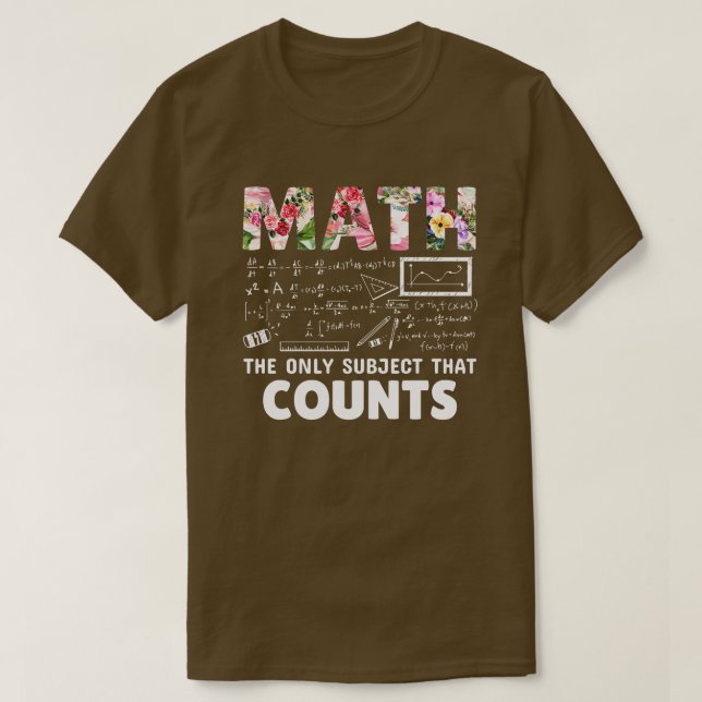 Antal back to school-math t shirt (Design framsida)