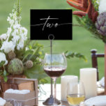 Antal Bord-kort för elegant med minimalt skript, t Bordsnummer<br><div class="desc">Det här bordsnumret har en elegant med ett lägsta skript. Klicka på knappen "Klicka för att anpassa ytterligare" för att redigera skriptordalydelsen färg och färg i bakgrunden. Se hela samlingen för mer matchande objekt!</div>