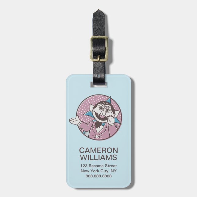 Antal | Du kan alltid räkna med mig Bagagebricka (Vertikal Framsida)